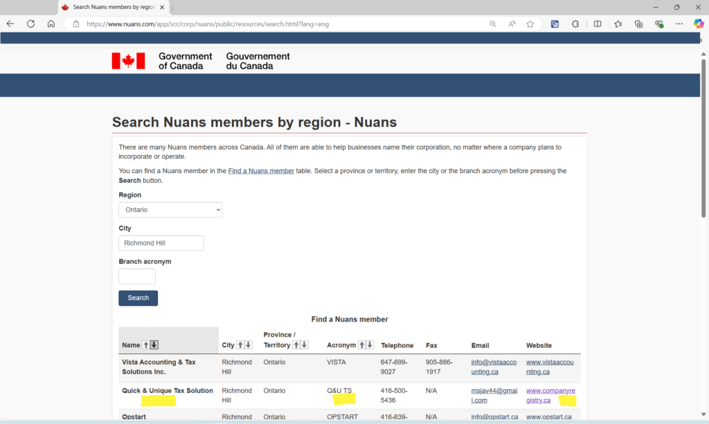 NUANS® Members